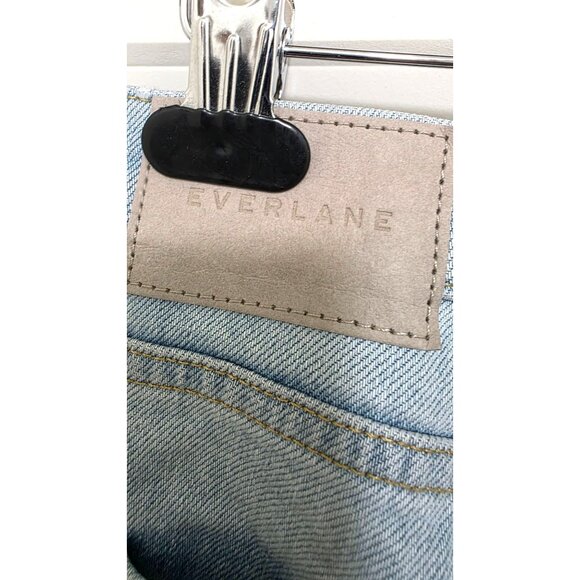 Everlane Women's Cropped Shortie Organic Cotton Light Wash Jeans Size 30 - Picture 5 of 8
